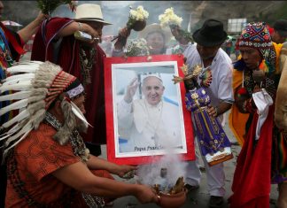 Peru shamans hold rituals, foresee good news during Pope’s visit
