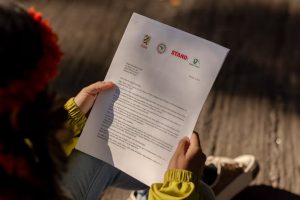 Beka will hand-deliver a letter to the Cargill-MacMillian dynasty in Minneapolis on Thursday, calling on the billionaire owners of America’s biggest private company to stop destroying the Amazon rainforest and its people. Photograph: Thalia Juarez/The Guardian