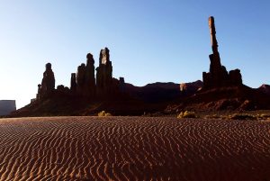 The sun rises in October on Monument Valley in the Navajo Nation, Arizona, US.Photo: Reuters