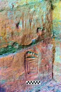 The types of carvings changed throughout the centuries, researchers said.