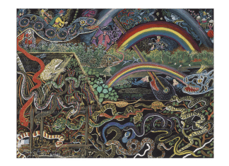 When ayahuasca-induced visions inspire artists Vision of Serpents' (1987), by Pablo Amaringo.