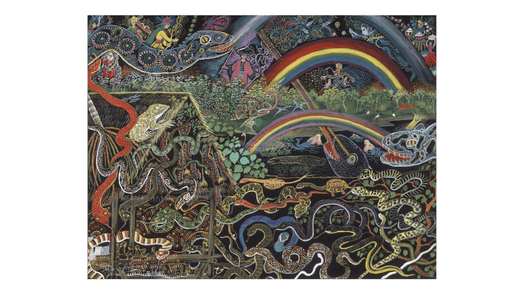 Vision of Serpents' (1987), by Pablo Amaringo.