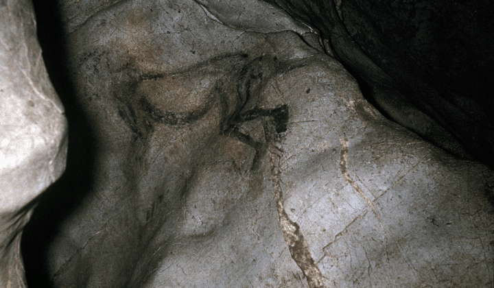 In the Cave of the Trois-Frères, France, there lies a rather unusual painting of a dancing bearded man with two thick antlers and a bushy tail. Estimated to be 14,000 years old, “The Sorcerer” is thought to depict a Shaman performing a ritual to ensure a good hunt.