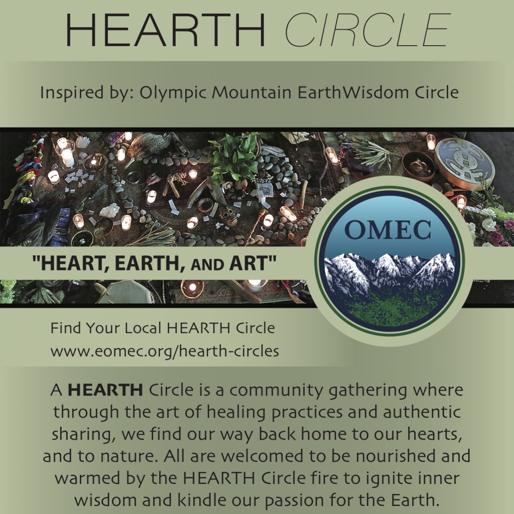 Join us in community to deepen your connection with all sentient life. Bask in the HEARTH’s warmth and ignite your inner wisdom fire. Let us together kindle sacredness, smaller circles reverberating out to larger circles.