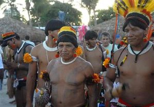 Indians of the Kuikuro ethnic group at the closing ceremony of the ninth edition of the Indigenous Peoples Games (Olinda PE) (CC BY 3.0 Br)