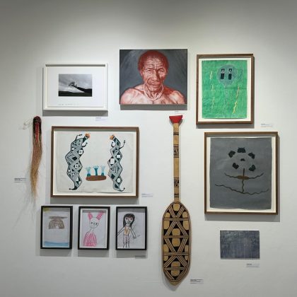 Amazon Ashes to Art: works use rainforest materials to highlight threats to indigenous communities, Pic: Cornelia Falknäs