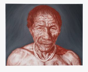 Portrait of Village Shaman by Simon Butler. Pic: Migrate Art
