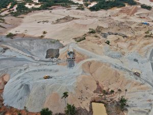 Illegal activity in the buffer zone of the Amarakaeri Communal Reserve in Peru. Image courtesy of Amarakaeri.org.