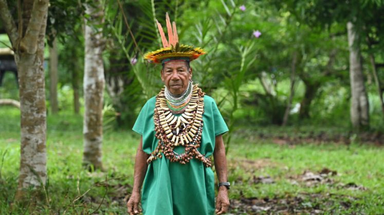 Faced with dwindling fish numbers, Indigenous Ecuadorans look to the spirit world for help © Daniel MUNOZ / AFP