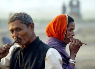 Indigenous peoples win battle in long war to protect knowledge A nomadic couple brushes their teeth using neem (native Indian tree) sticks in Allahabad, India. Members of this nomadic tribe move from one city to another camping on street sides and making a living by picking up odd jobs. As income starts to dip, they move en masse to another city and start over again. AP Photo/Rajesh Kumar Singh
