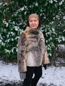 Kâlánguak Absalonsen, 53, poses for a portrait.Arin Yoon
