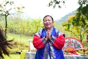 Helena Soholm visits Ureuk World Music House in Chungju, North Chungcheong Province, Oct. 11. Courtesy of Bereket Alemayehu