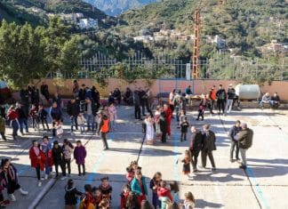 Centuries-old Algerian indigenous tradition champions sharing People attend a Tamechrit gathering, part of Algeria's Amazigh New Year's traditions, in Bajaia, on January 11, 2025. (AFP)