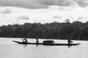 The Colombian director Ciro Guerra’s 2015 film “Embrace of the Serpent” follows an isolated shaman aiding two different white researchers 40 years apart.Credit...Andres Córdoba