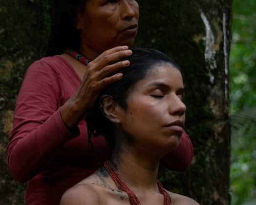 Nina Gualinga in the Guardian documentary Waska. Photograph: Nina Gualinga