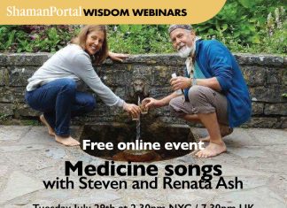 Free online event – Medicine Songs with Steven and Renata Ash