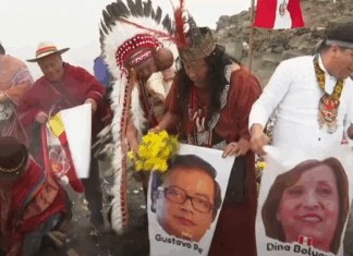 Shamans perform peace ritual as diplomatic row between Peru and Colombia heats up
