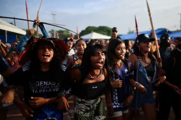 Before occupying the port terminal, the Indigenous groups had been protesting at the facility's entrance for weeks.
