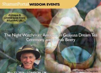 The Night Watchman: Amazonian Guayusa Dream Tea Ceremony with Itzhak Beery Guayusa dream tea ceremony Itzhak Beery Shaman